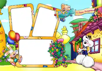 Nápis na rámečku: Šťastné Narozeniny! Nápis na rámečku: Šťastné Narozeniny!