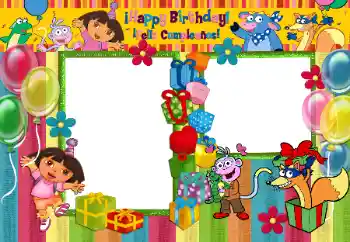 Nápis na rámečku: С Днем Рождения!