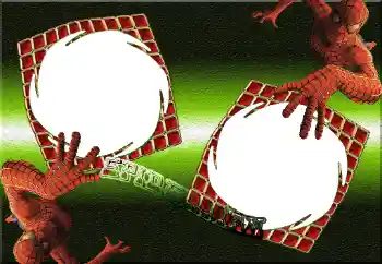 Nápis na rámečku: Spiderman
