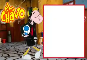 Nápis na rámečku: El Chavo