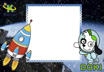 Nápis na rámečku: Doki