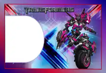 Nápis na rámečku: Transformers