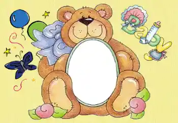 Nápis na rámečku: Baby