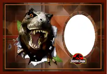 Nápis na rámečku: jurassic Park