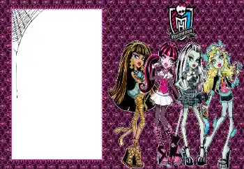 Nápis na rámečku: Monster High