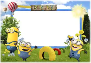 Nápis na rámečku: Play Day