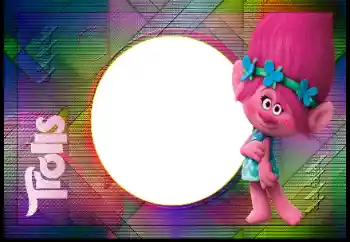 Nápis na rámečku: Trolls