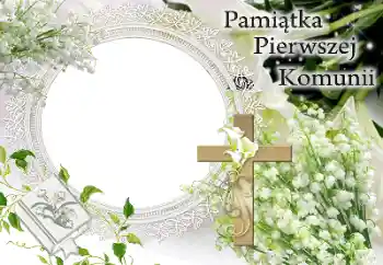 Nápis na rámečku: Communion