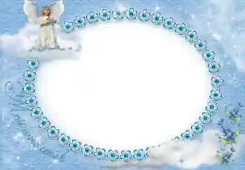 Nápis na rámečku: My angel