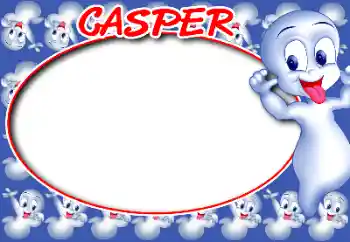 Nápis na rámečku: Casper