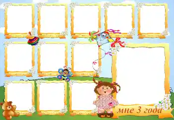 Nápis na rámečku: 3 years