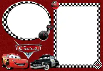 Nápis na rámečku: Cars