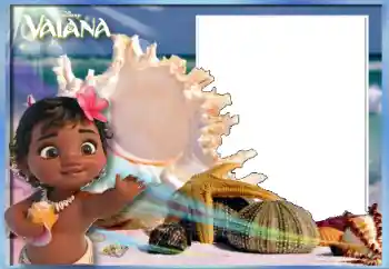 Nápis na rámečku: Vaiana