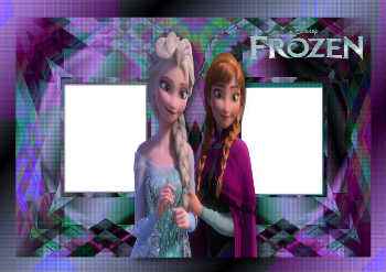 Nápis na rámečku: Frozen
