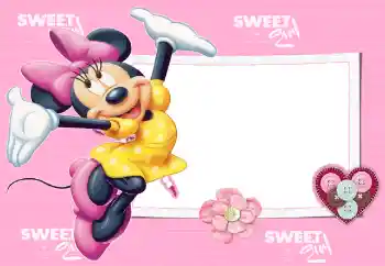 Nápis na rámečku: Sweet girl