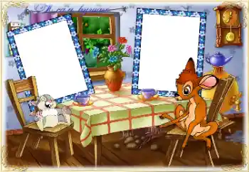 Nápis na rámečku: Já jím