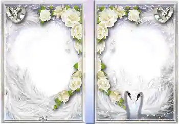 Nápis na rámečku: Naše svatba