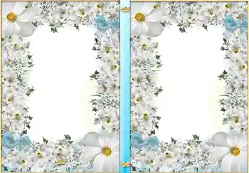 Nápis na rámečku: Naše dovolena