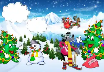 Nápis na rámečku: Nový rok!