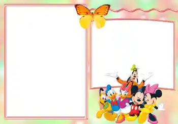 Nápis na rámečku: Pozvánka na narozeniny!