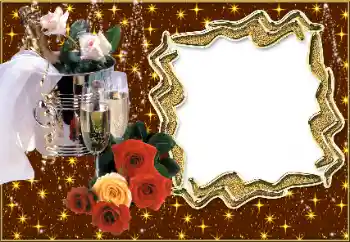 Nápis na rámečku: Svatební oznámení