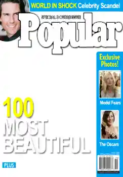 Nápis na rámečku: Popular