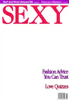 Nápis na rámečku: Sexy