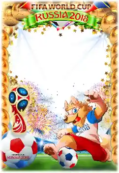 Nápis na rámečku: FIFA  WORLD CUP 2018