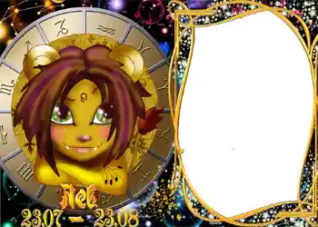 Nápis na rámečku: Lev Nápis na rámečku: Lev