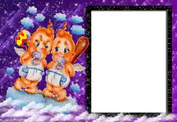 Nápis na rámečku: Blíženci Nápis na rámečku: Blíženci