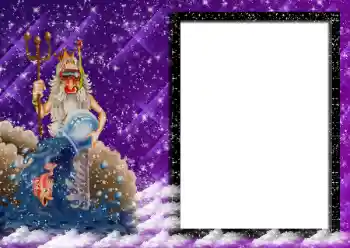 Nápis na rámečku: Vodnář Nápis na rámečku: Vodnář