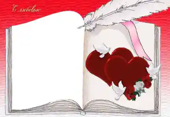 Nápis na rámečku: Love