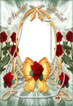 Nápis na rámečku: Люблю тебя!