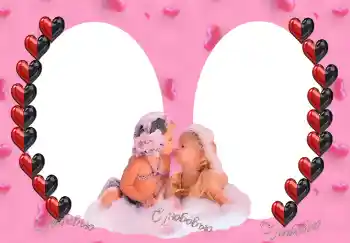 Nápis na rámečku: С любовью