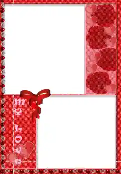 Nápis na rámečku: My Love