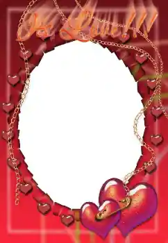 Nápis na rámečku: Its Love!!!