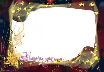 Nápis na rámečku: I love you