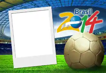 Fotografický efekt z kategorie Mužské fotorámečky № 50819. Nápis na rámečku: Brasil 2014