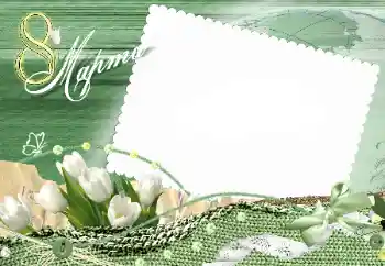 Nápis na rámečku: 8. března