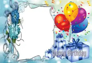 Nápis na rámečku: Šťastné Narozeniny! Nápis na rámečku: Šťastné Narozeniny!