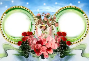 Nápis na rámečku: Happy anniversary! Nápis na rámečku: Happy anniversary!