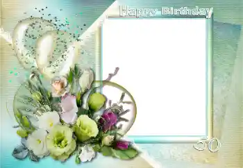 Nápis na rámečku: Šťastné Narozeniny! Nápis na rámečku: Šťastné Narozeniny!