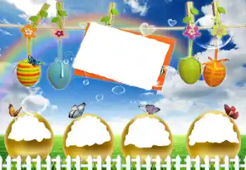 Fotografický efekt z kategorie Pohlednice na Velikonoce № 166659