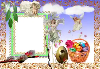 Fotografický efekt z kategorie Pohlednice na Velikonoce № 47092