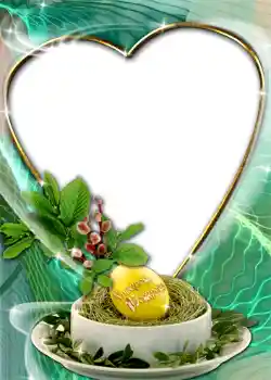 Nápis na rámečku: Христос Воскрес!