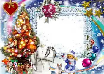 Fotografický efekt z kategorie Pohlednice pro Nový rok № 1445