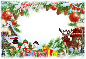 Nápis na rámečku: Šťastný Nový Rok!