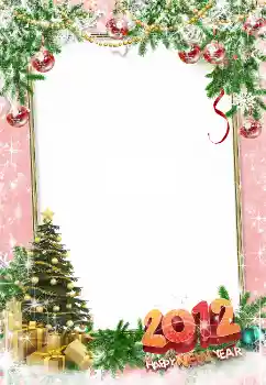 Nápis na rámečku: Happy New Year!