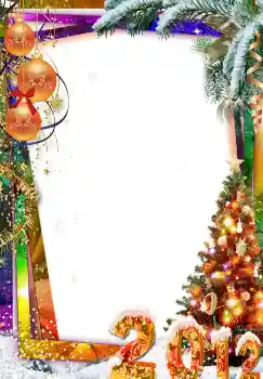 Fotografický efekt z kategorie Pohlednice pro Nový rok № 3327