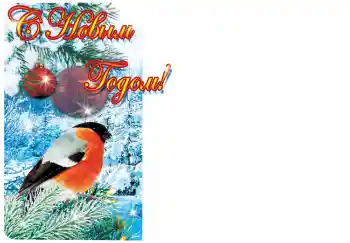 Nápis na rámečku: Šťastný Nový Rok!